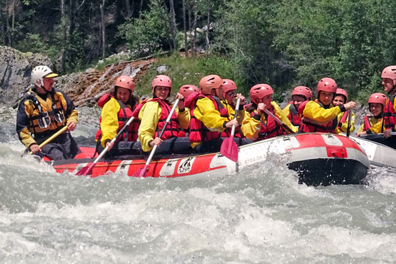 rafting valle d'Aosta Morgex